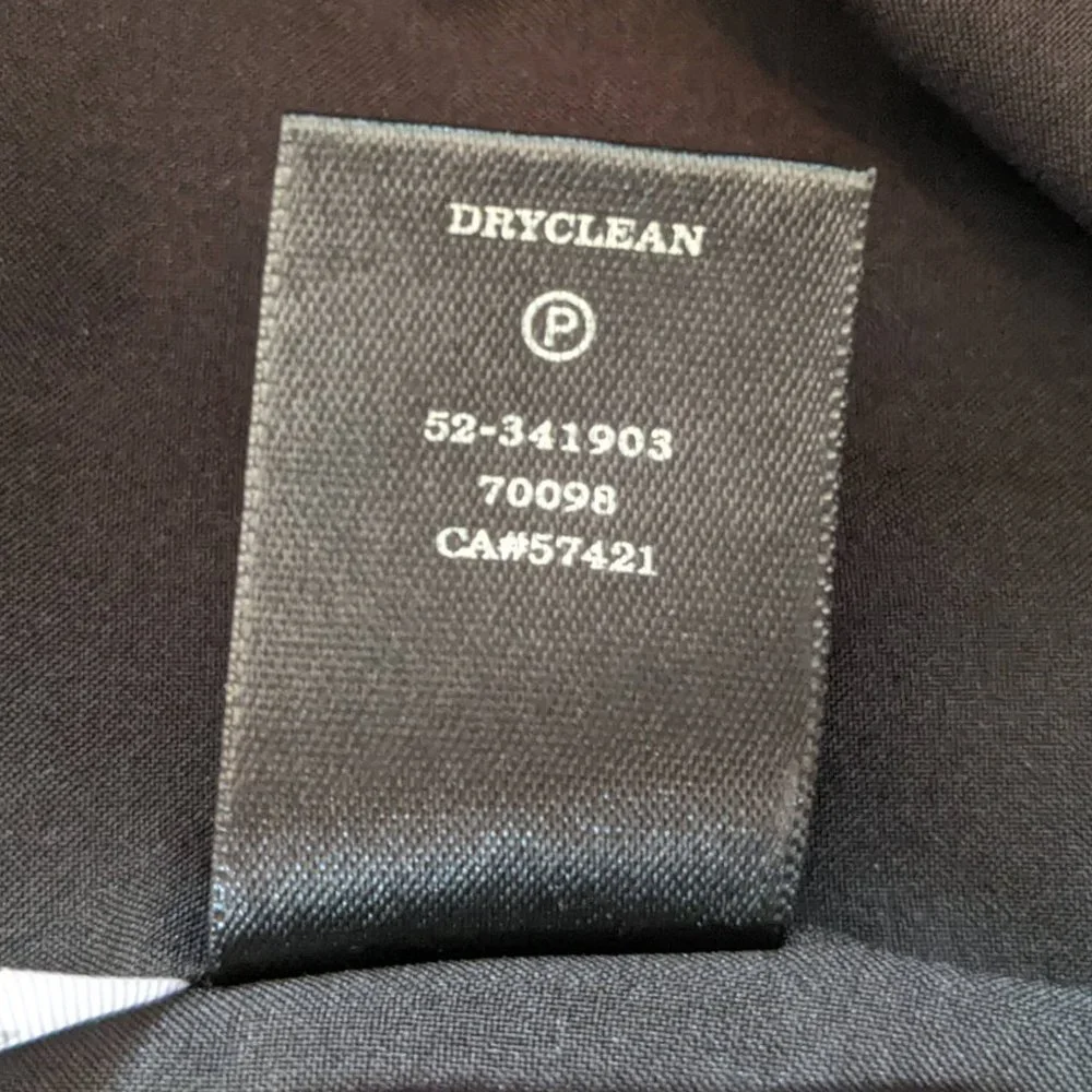 NWT Ann Taylor Textured Black Pencil Skirt in Size 4
